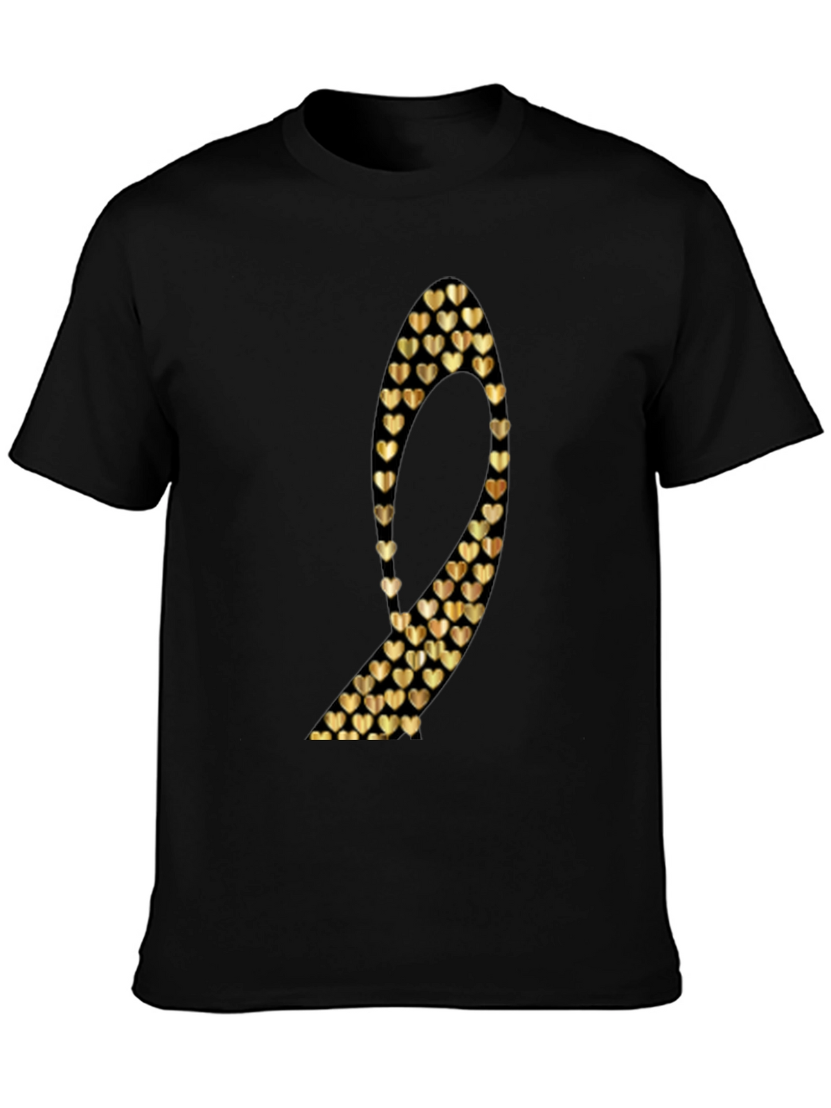 Gold Heart Number 9 T-Shirt