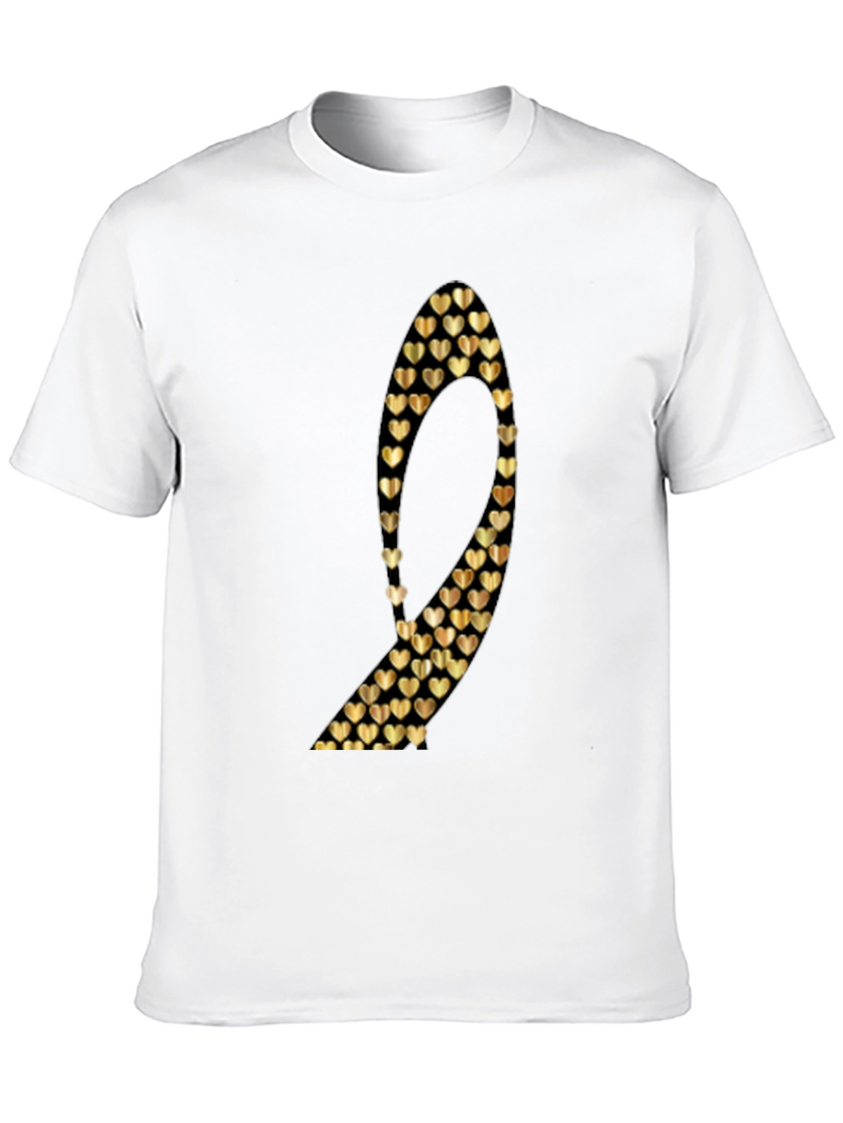 Gold Heart Number 9 T-Shirt