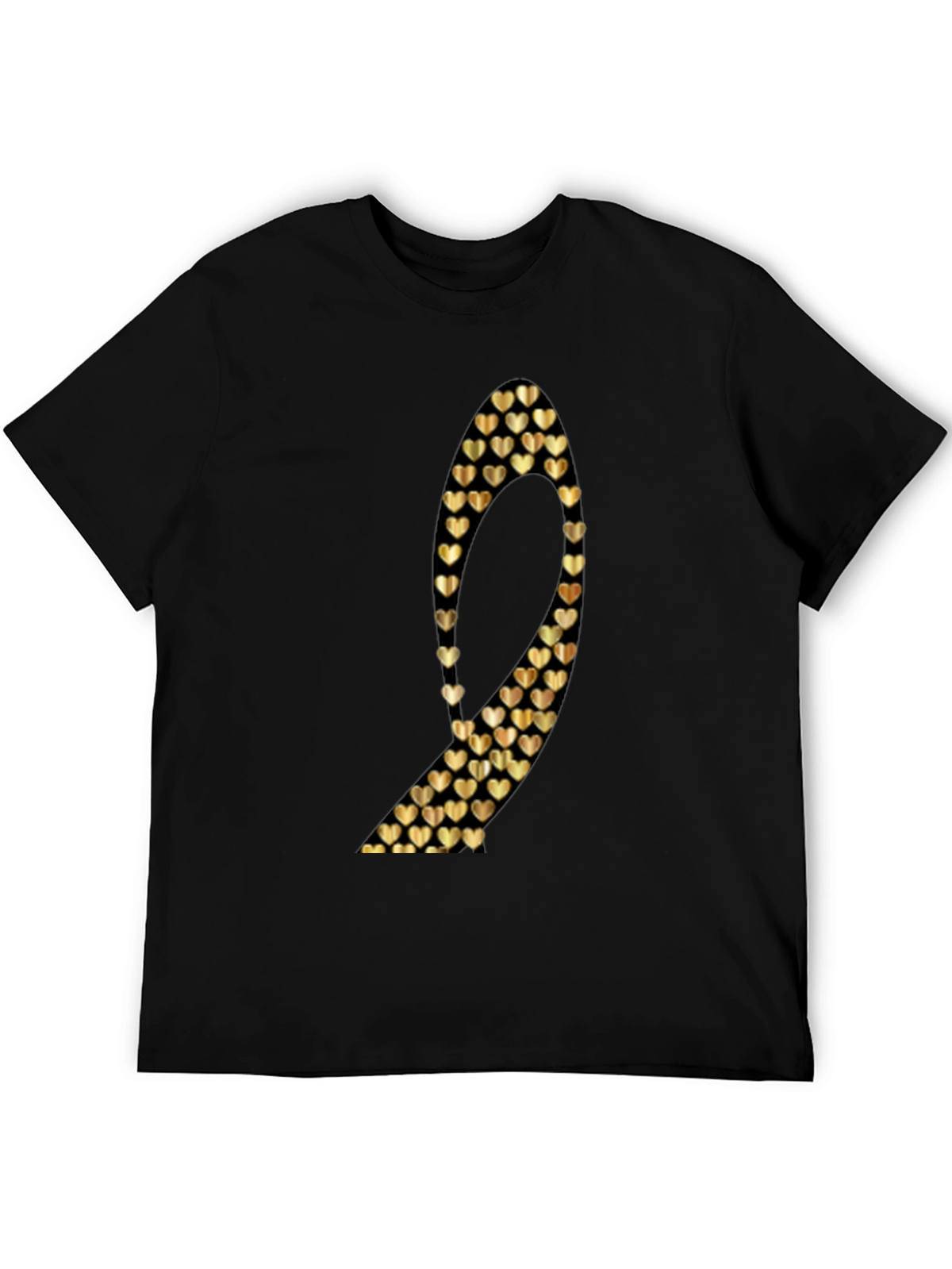 Gold Heart Number 9 T-Shirt