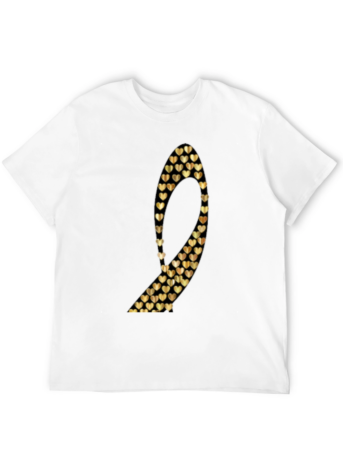 Gold Heart Number 9 T-Shirt