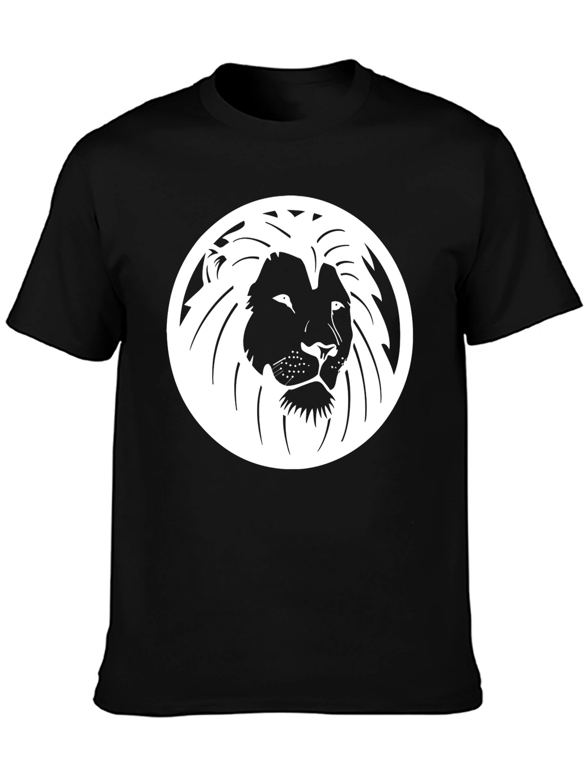 Lion Graphic Tee - Black T-Shirt