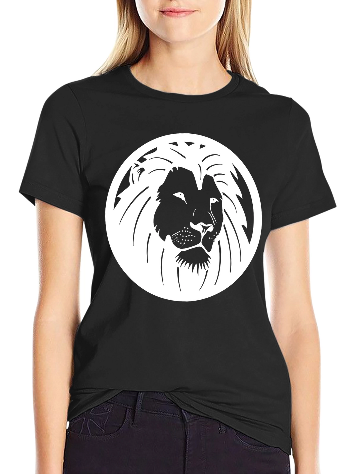 Lion Graphic Tee - Black T-Shirt