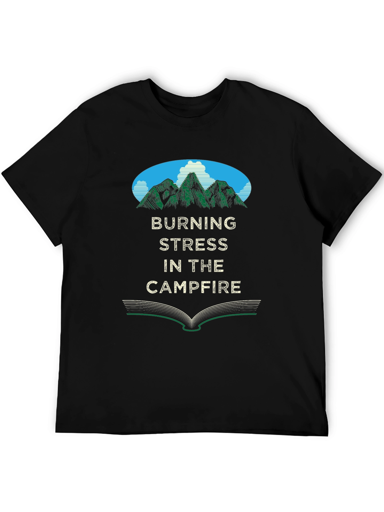 Burning Stress Campfire T-Shirt