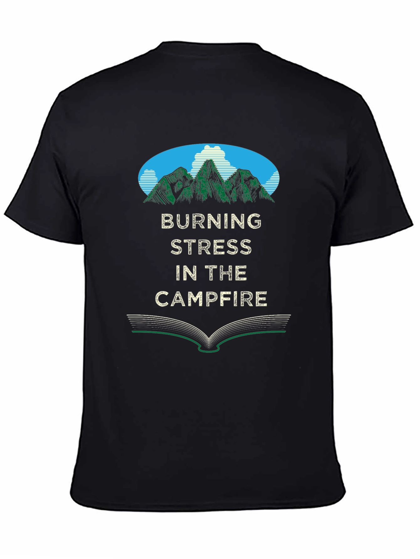 Burning Stress Campfire T-Shirt