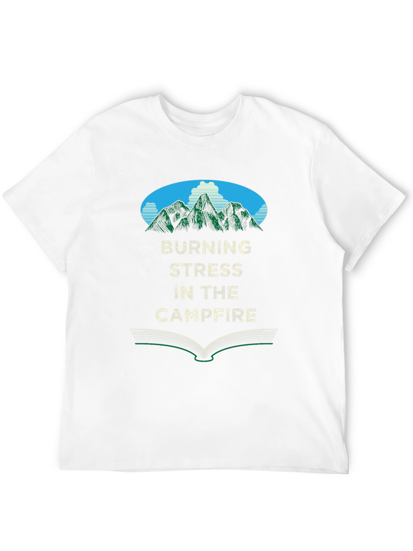 Burning Stress Campfire T-Shirt