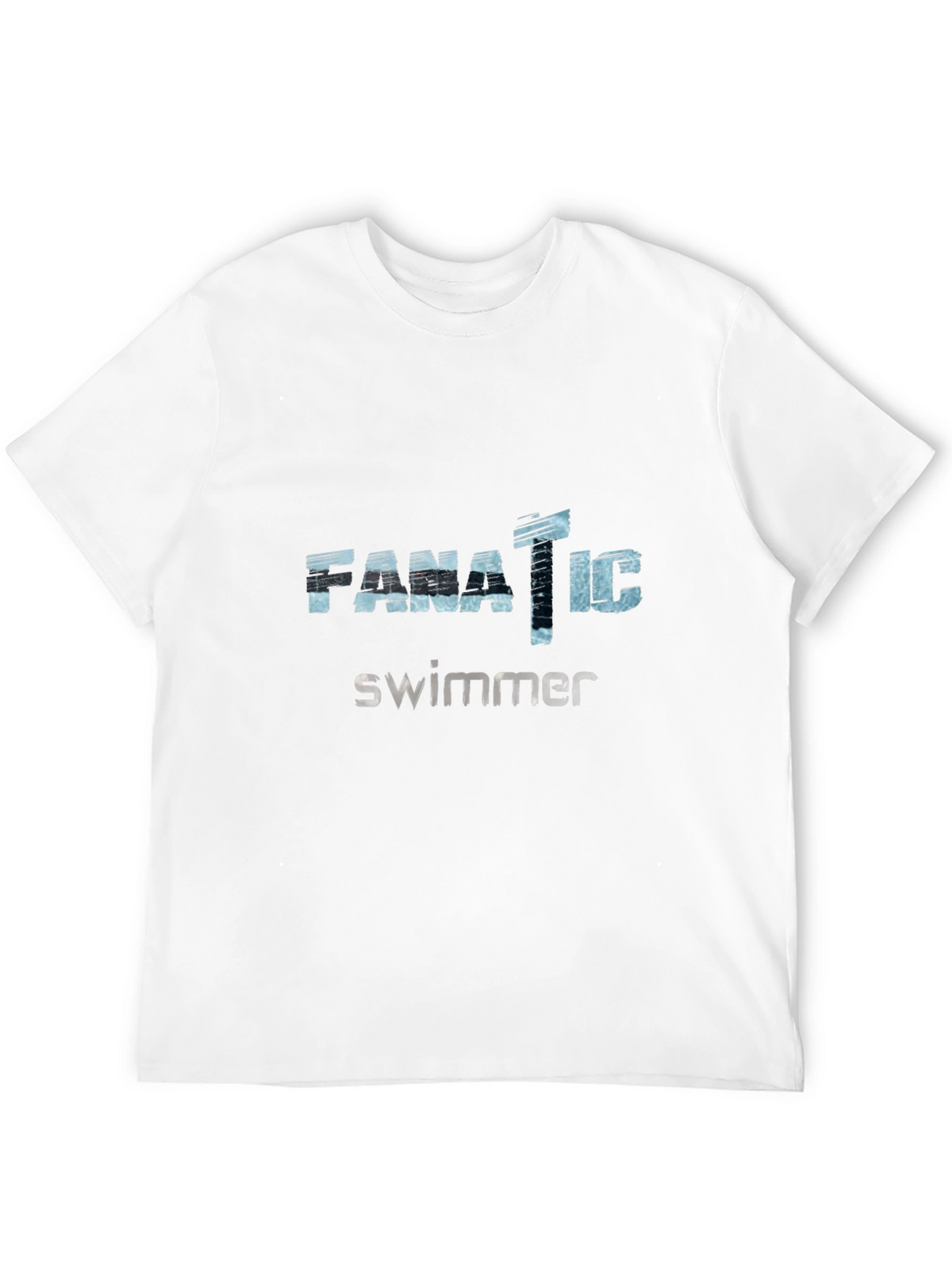 Fanatic Swimmer Black Graphic Tee