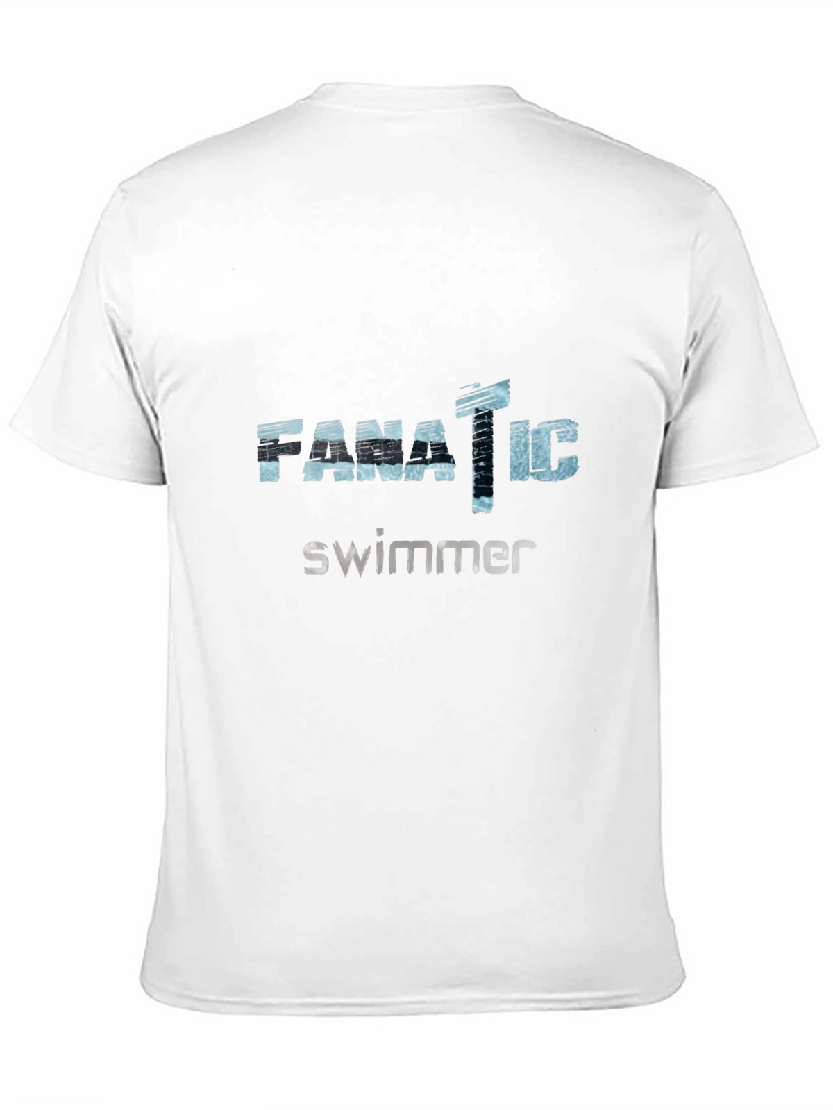 Fanatic Swimmer Black Graphic Tee