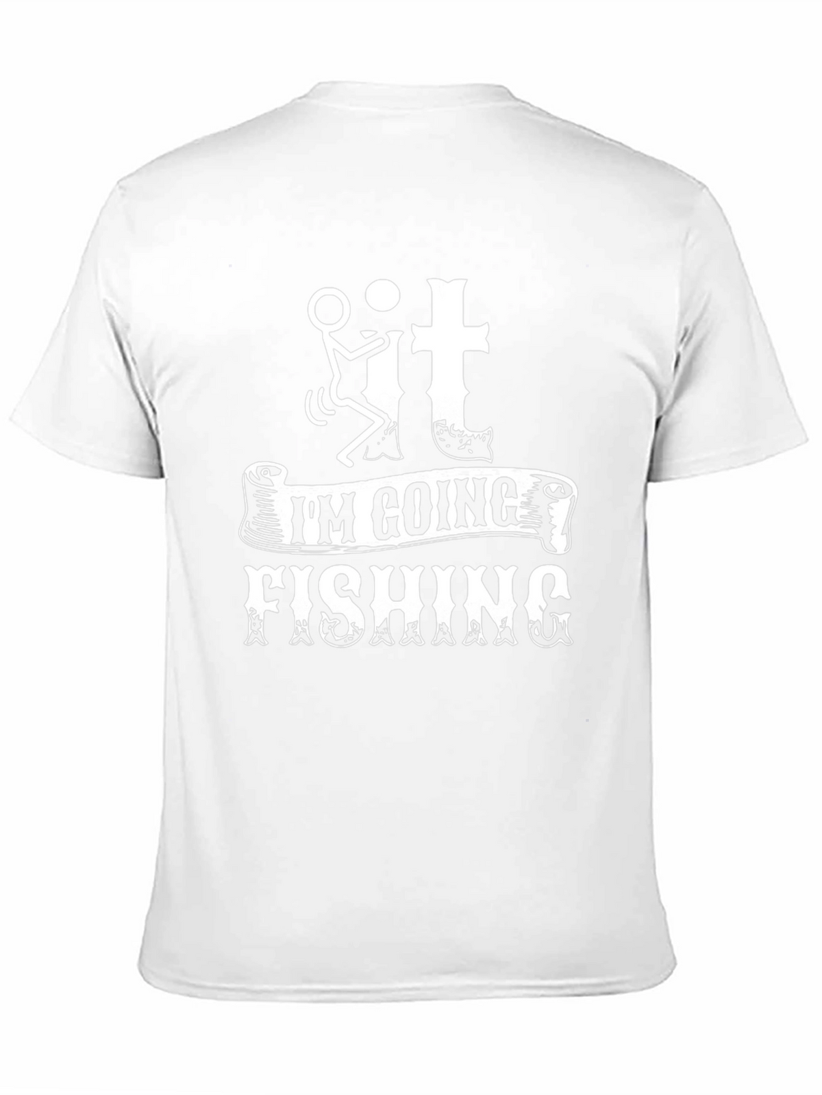 Funny Fishing T-Shirt - Black Graphic Tee