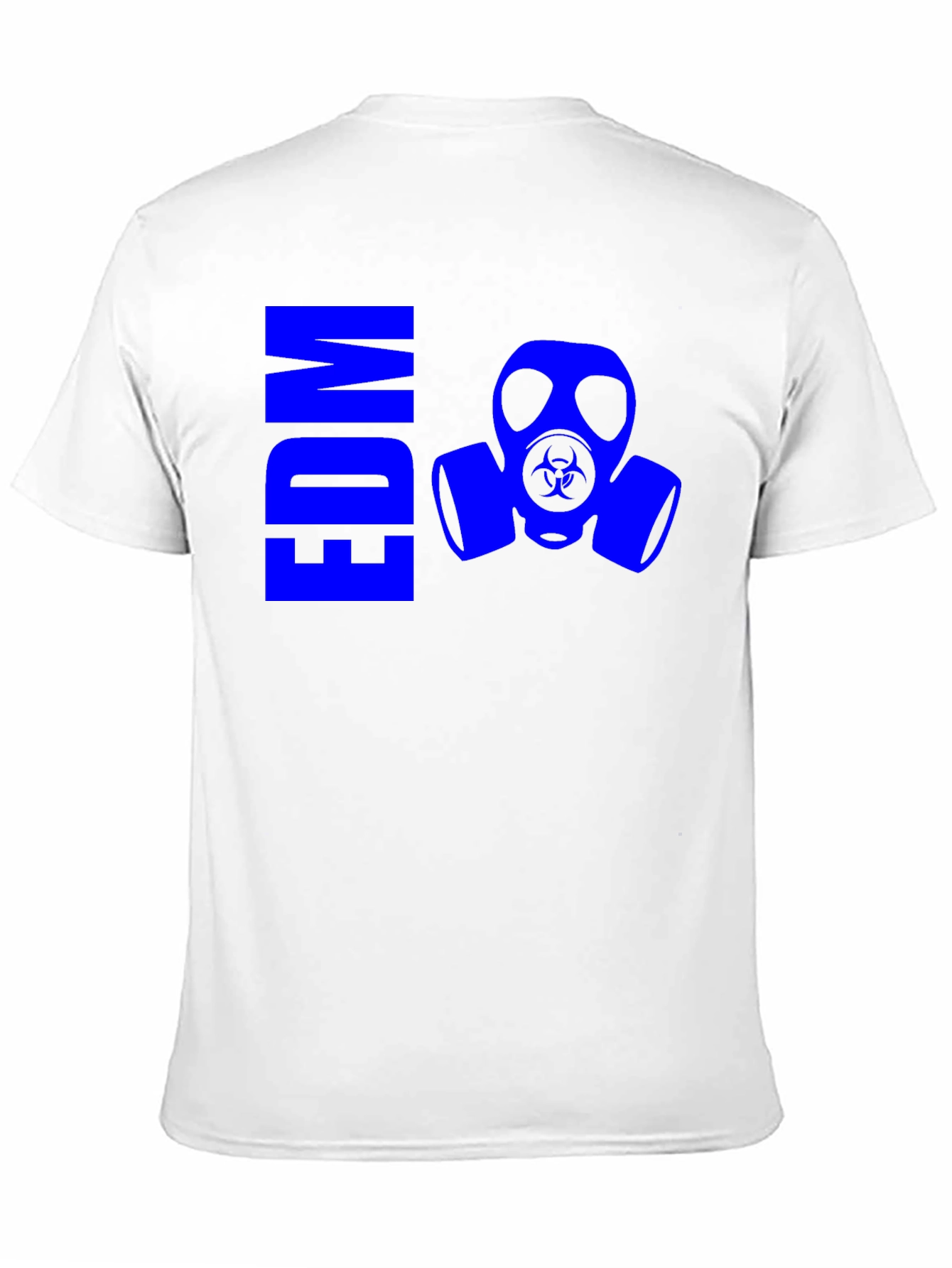 EDM Gas Mask Graphic Tee - Cool Black T-Shirt