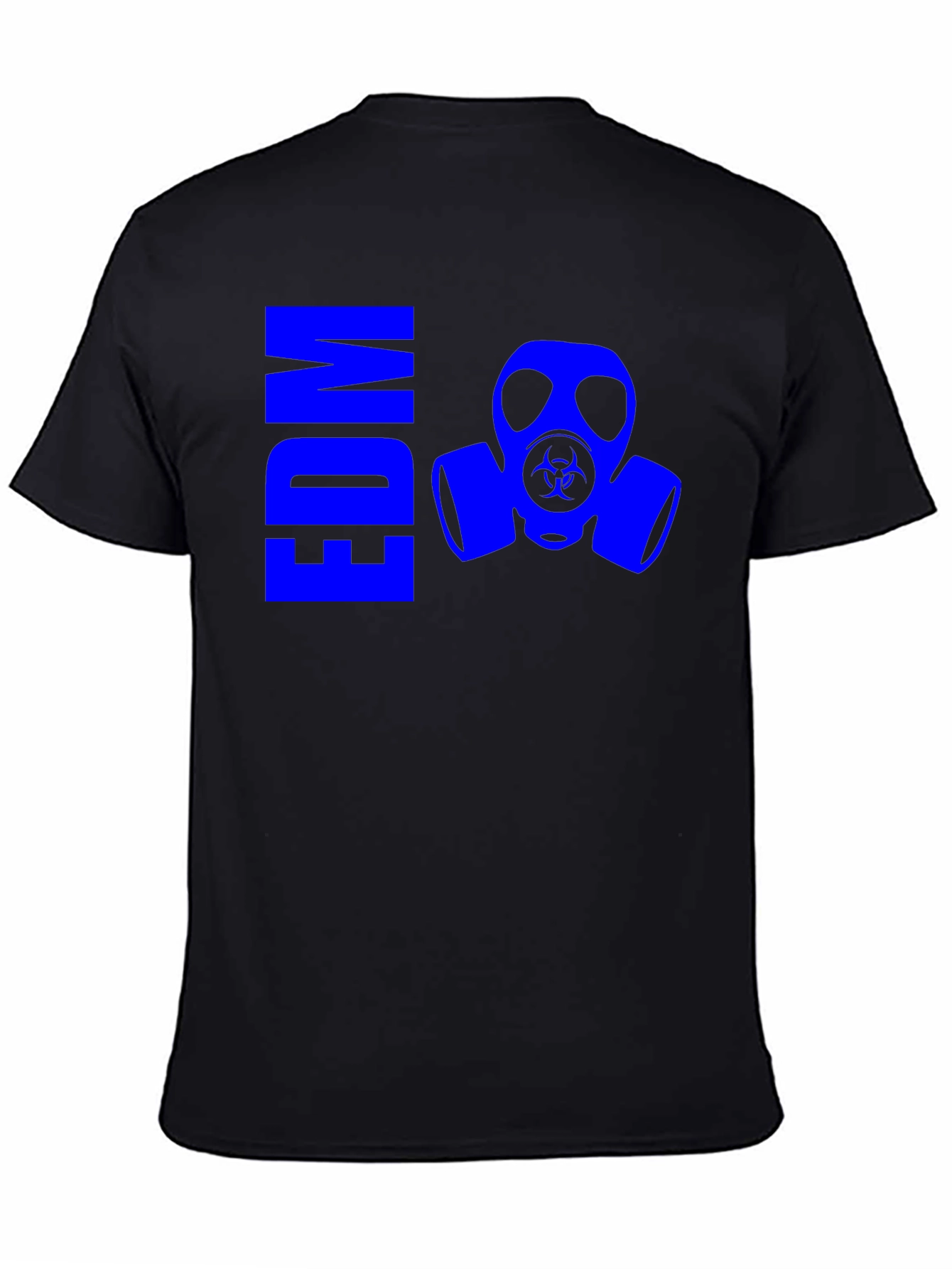 EDM Gas Mask Graphic Tee - Cool Black T-Shirt