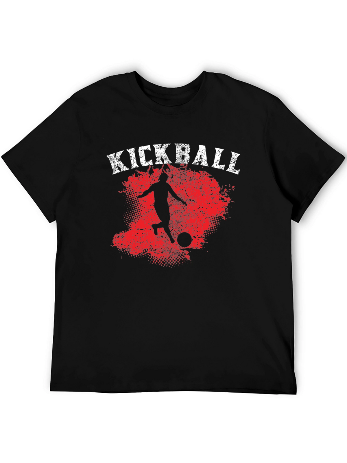 Kickball Graphic T-Shirt - Black