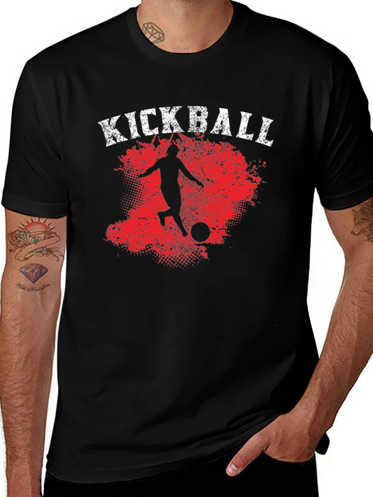 Kickball Graphic T-Shirt - Black