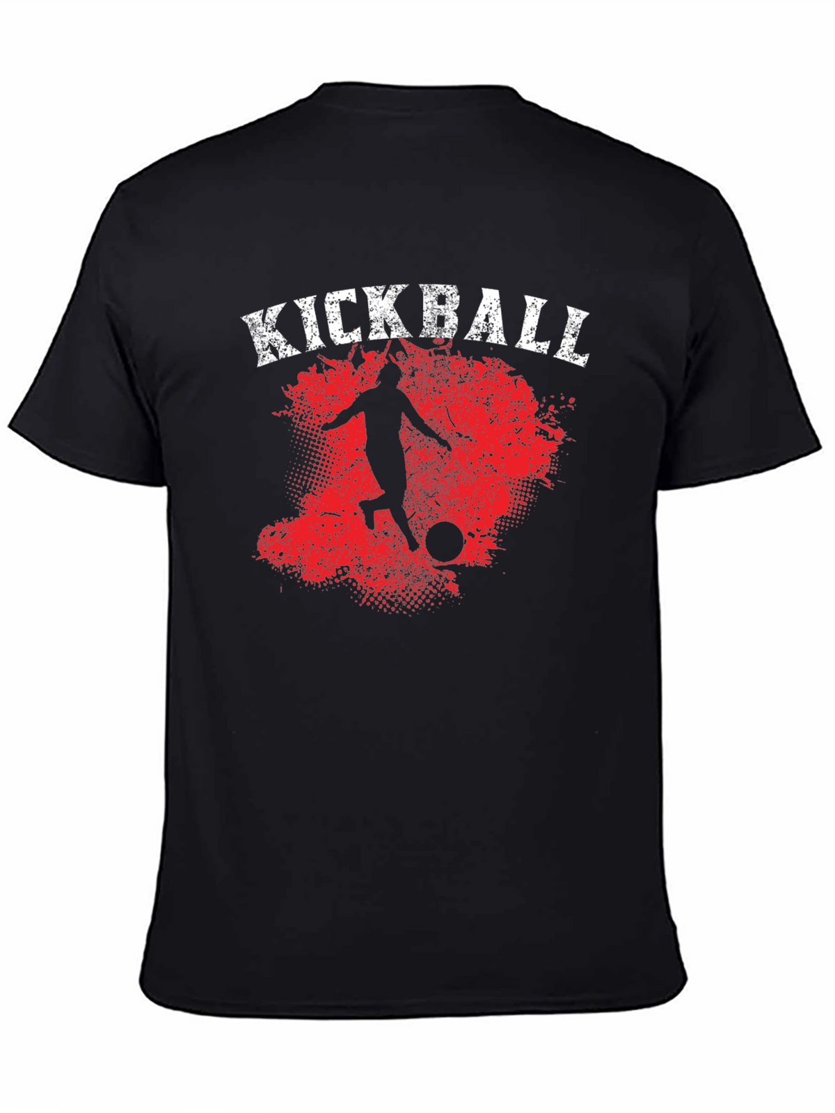 Kickball Graphic T-Shirt - Black