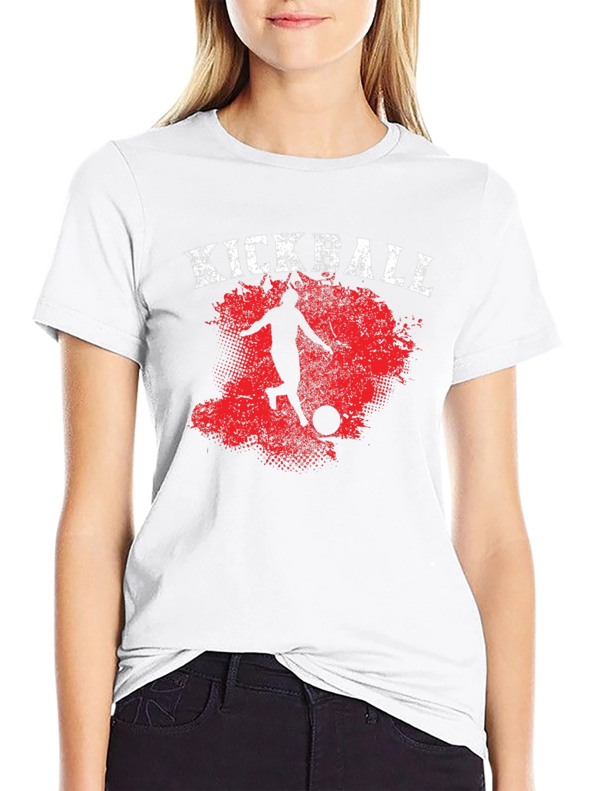 Kickball Graphic T-Shirt - Black
