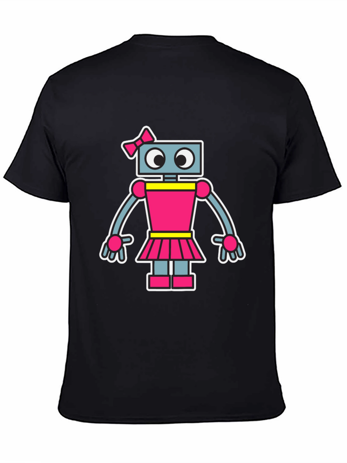 Robot Girl T-Shirt - Cute Cartoon Graphic Tee