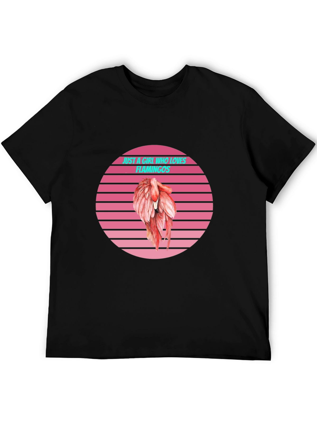 Just a Girl Who Loves Flamingos T-Shirt