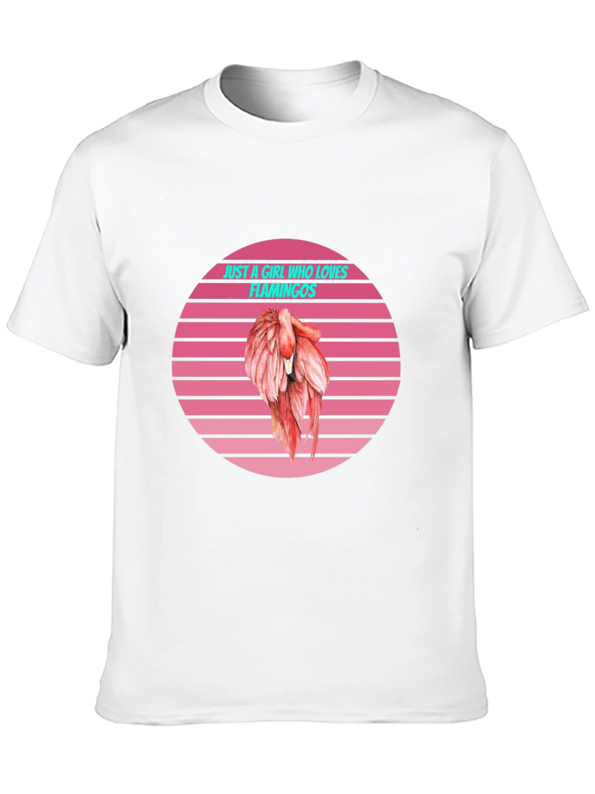 Just a Girl Who Loves Flamingos T-Shirt