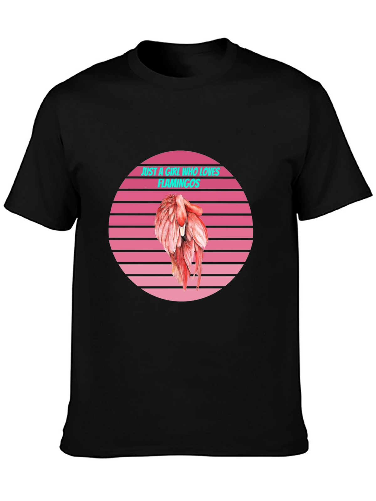 Just a Girl Who Loves Flamingos T-Shirt