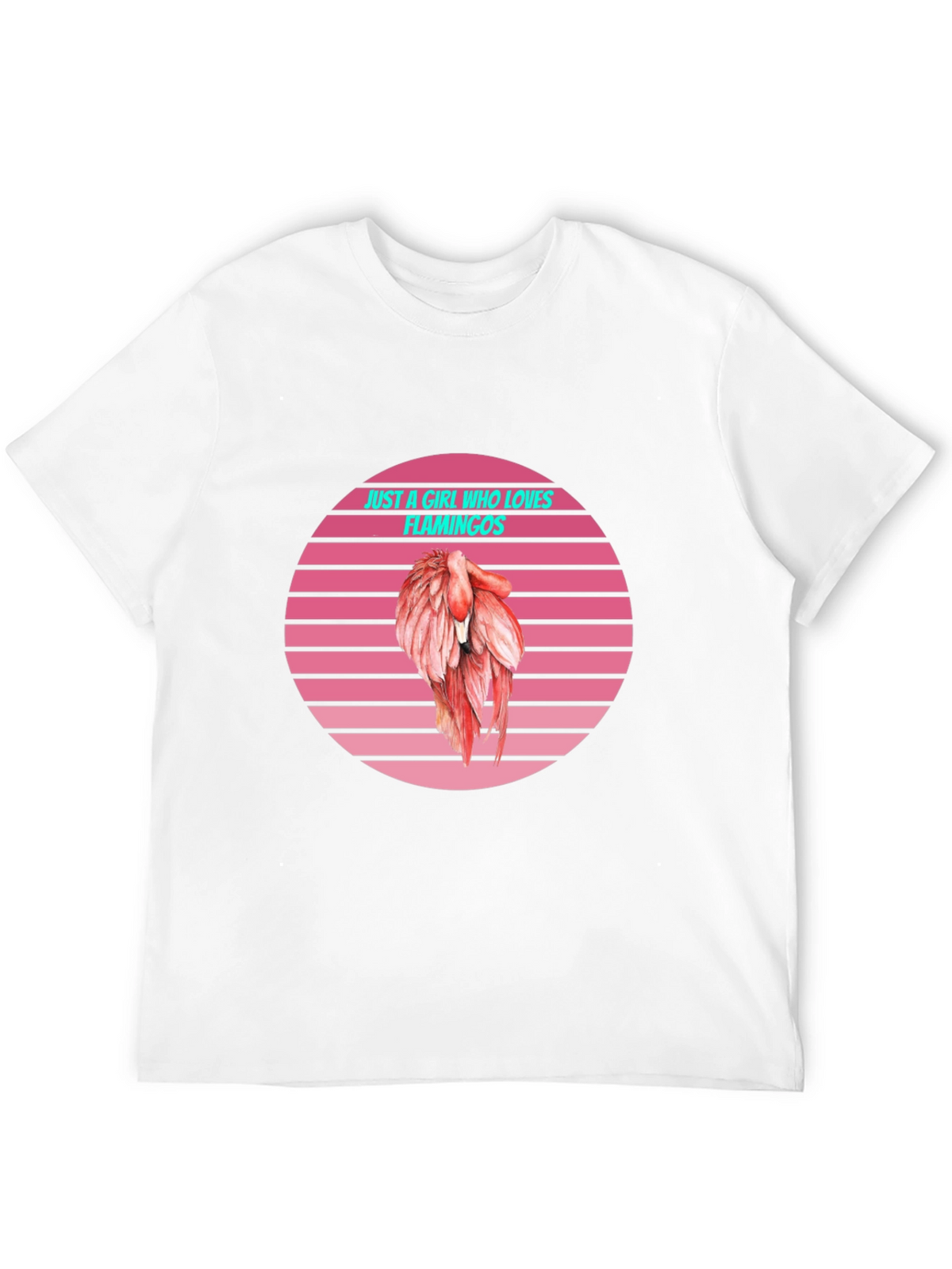 Just a Girl Who Loves Flamingos T-Shirt