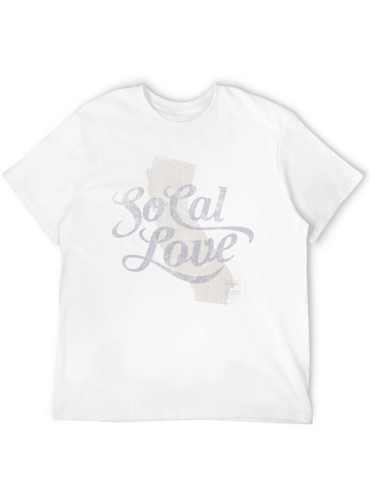 Stylish Black Graphic Tee - California Love