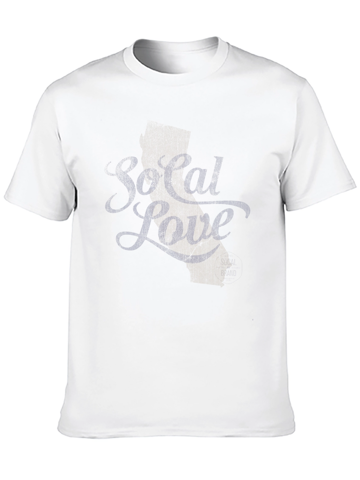 Stylish Black Graphic Tee - California Love
