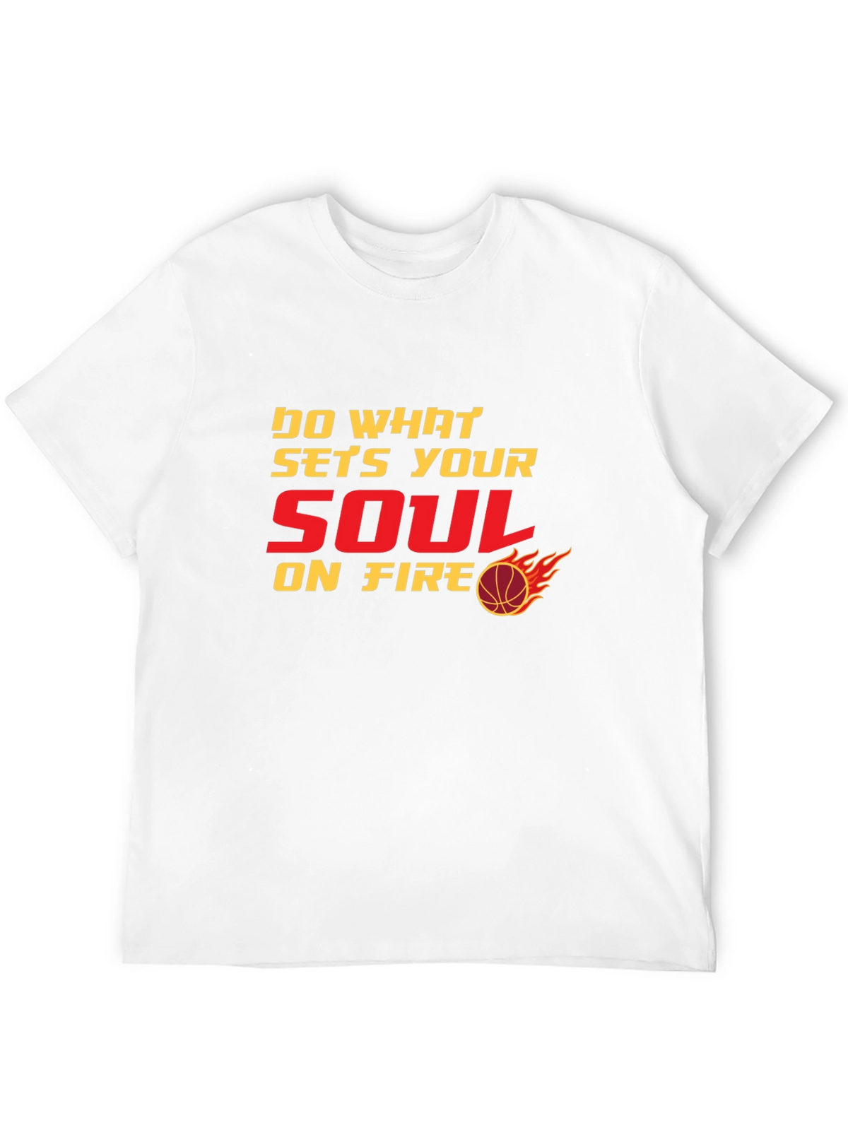 Soul on Fire Graphic Tee - Motivational Black T-Shirt