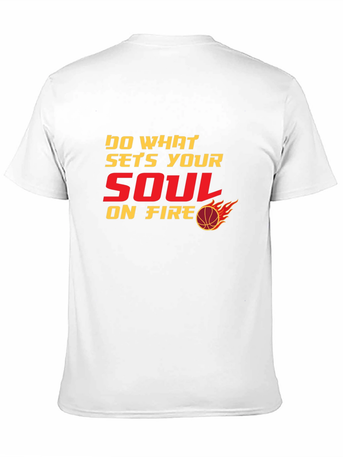 Soul on Fire Graphic Tee - Motivational Black T-Shirt