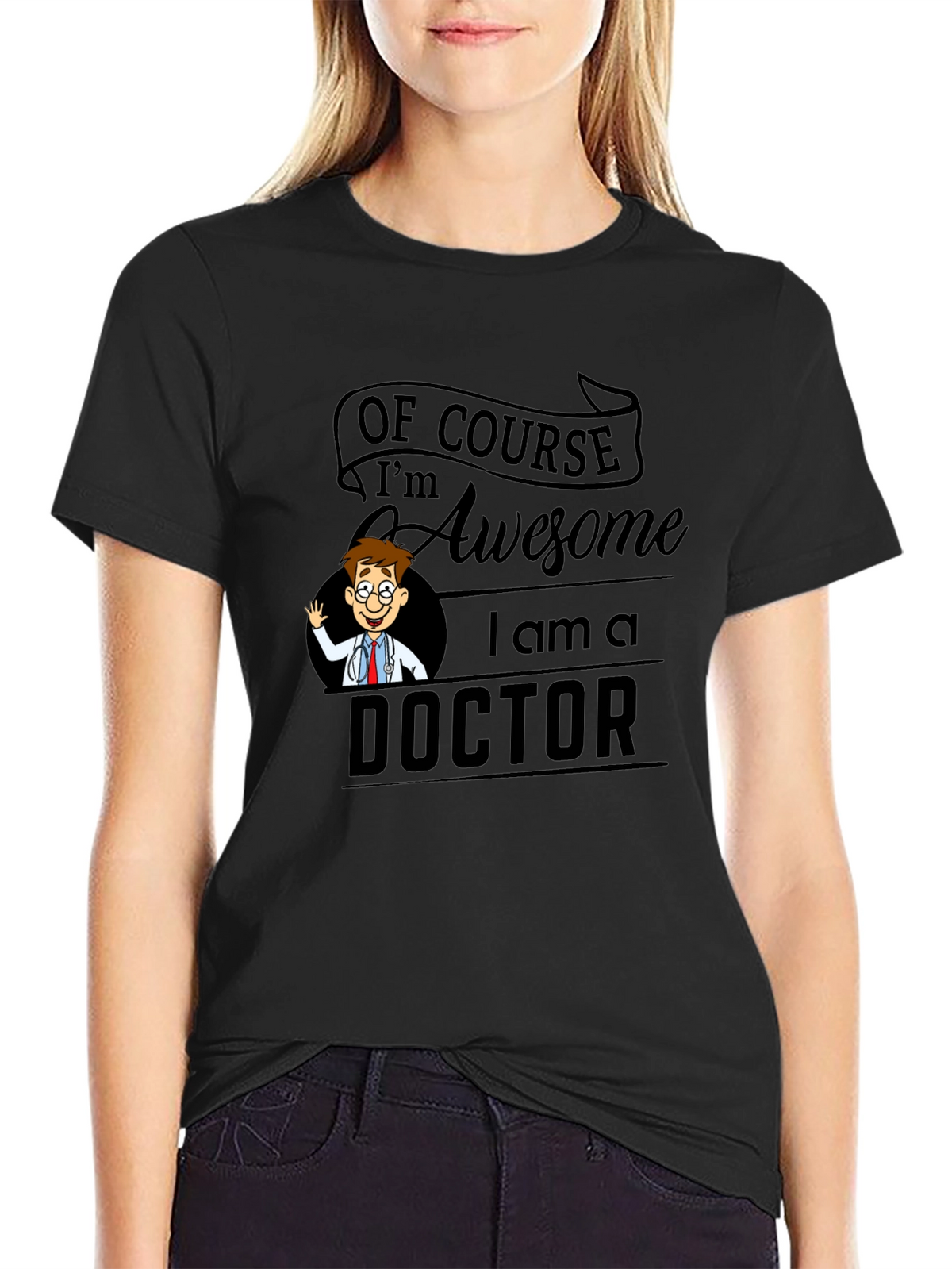 Awesome Doctor T-Shirt - Black