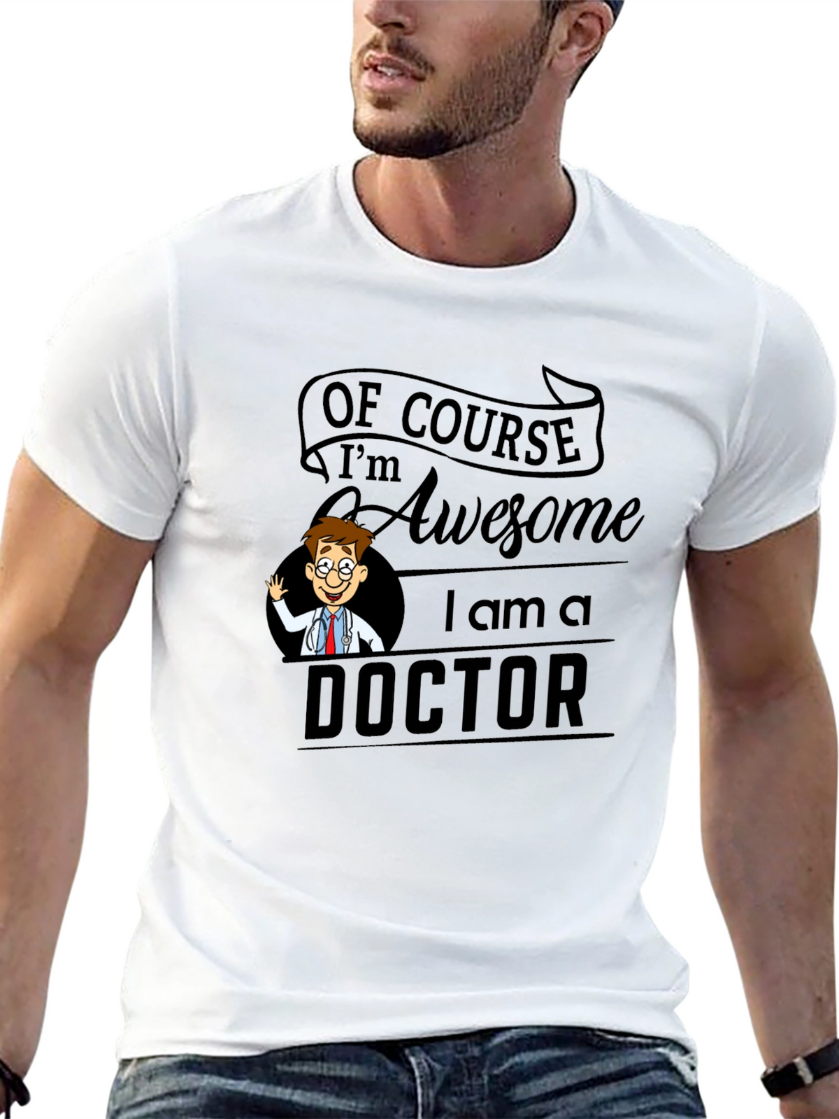 Awesome Doctor T-Shirt - Black