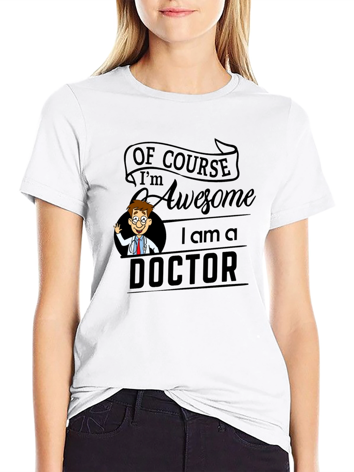 Awesome Doctor T-Shirt - Black