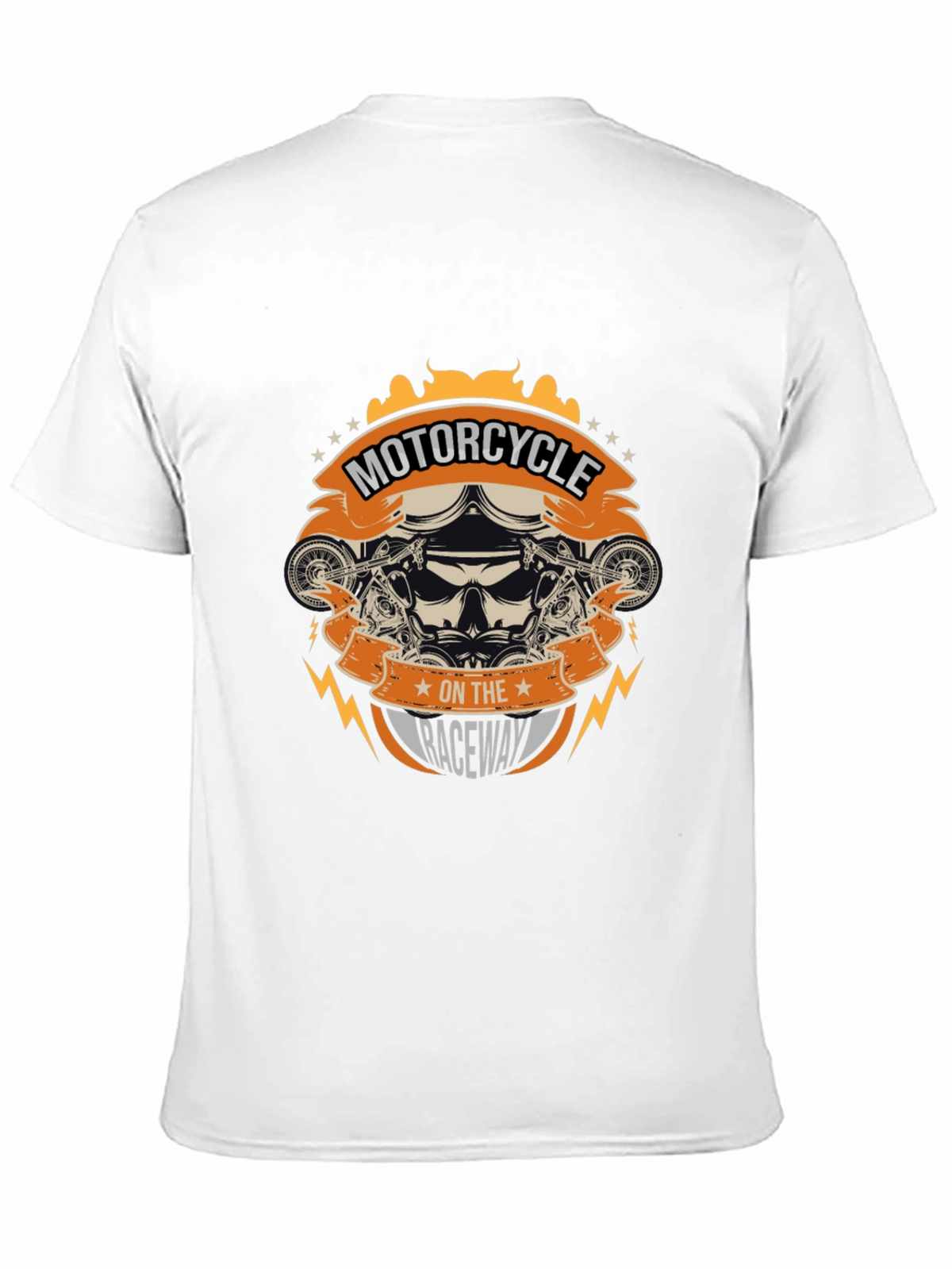 Motorcycle on the Raceway Graphic Tee