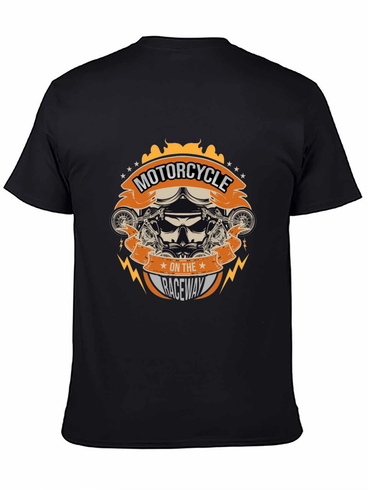Motorcycle on the Raceway Graphic Tee