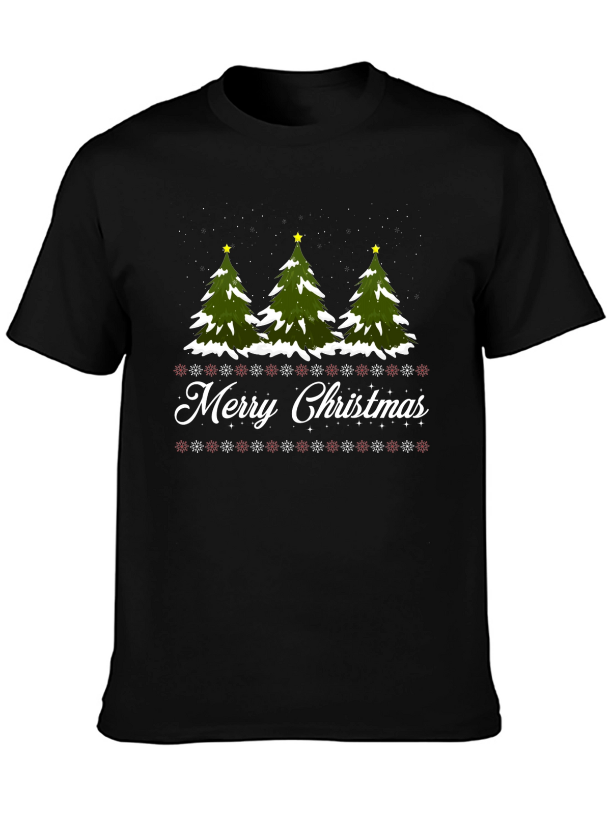 Merry Christmas Tree Graphic Tee