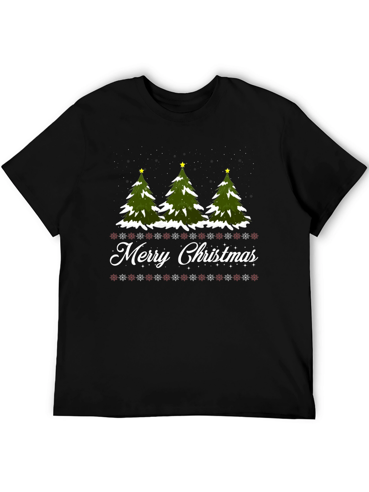 Merry Christmas Tree Graphic Tee
