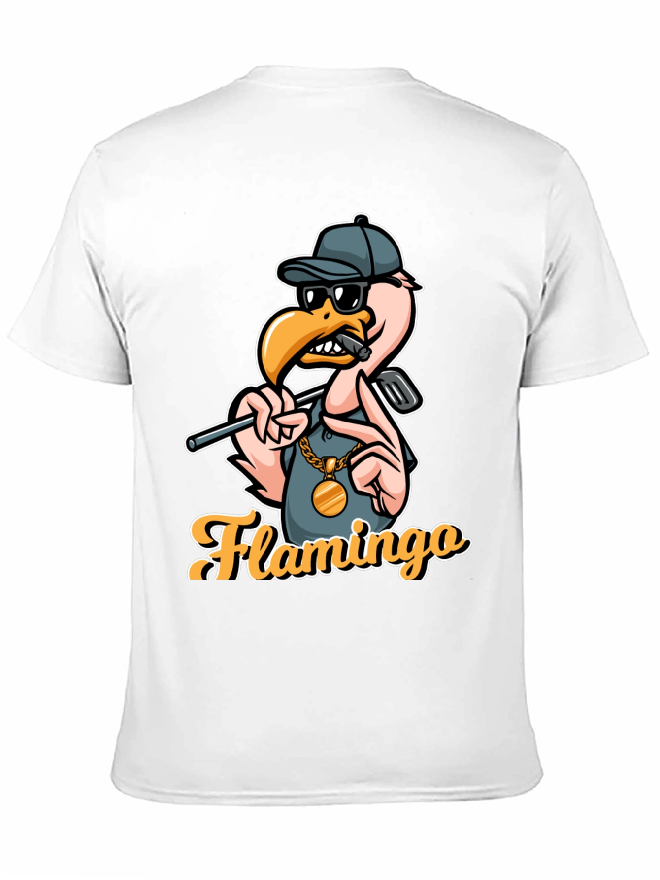Cool Flamingo Golf T-Shirt