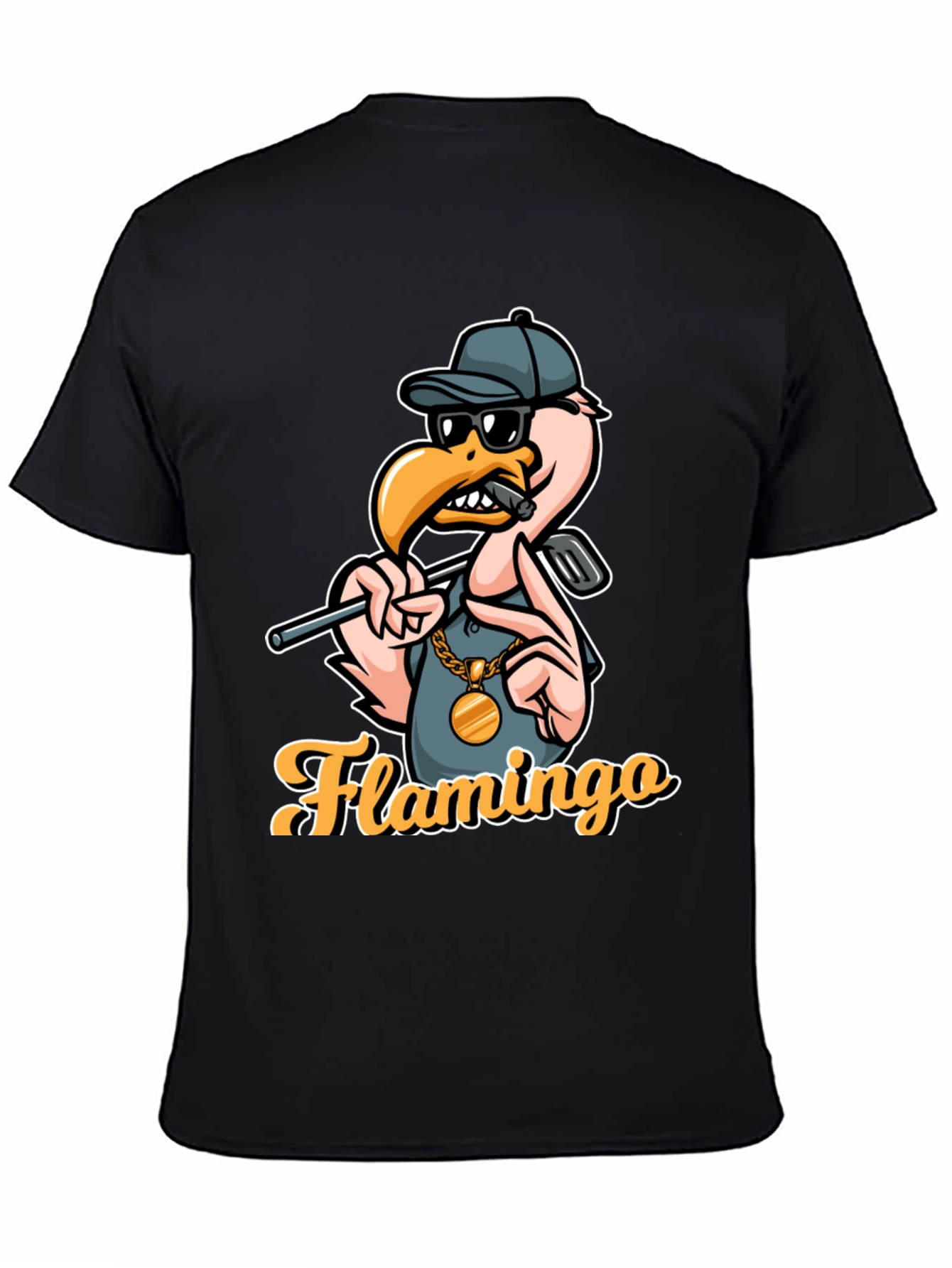Cool Flamingo Golf T-Shirt