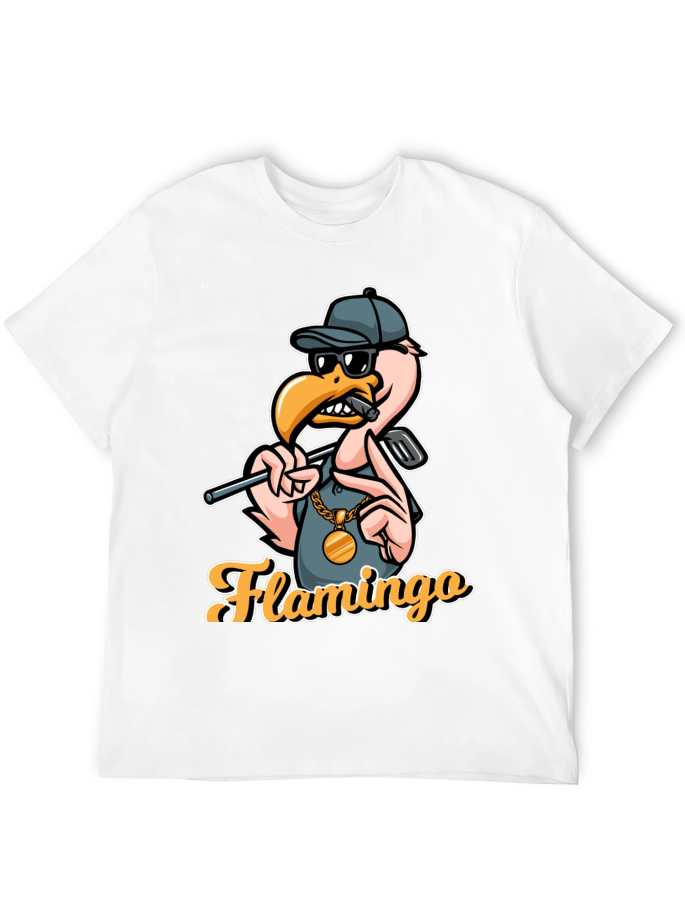 Cool Flamingo Golf T-Shirt