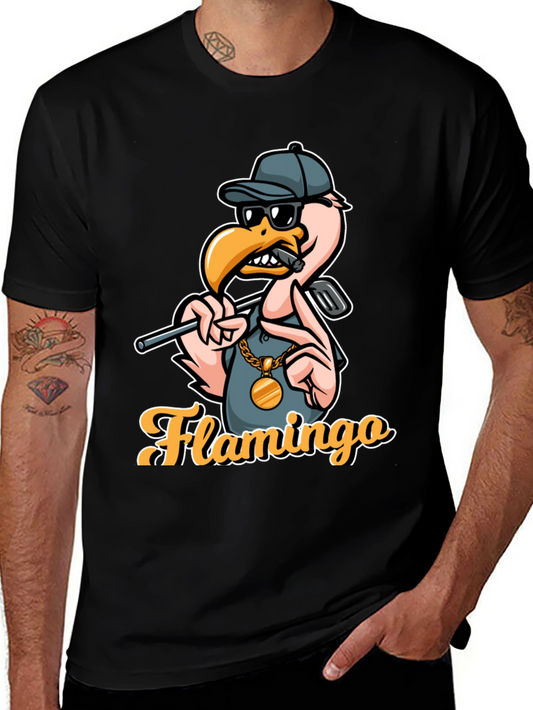Cool Flamingo Golf T-Shirt