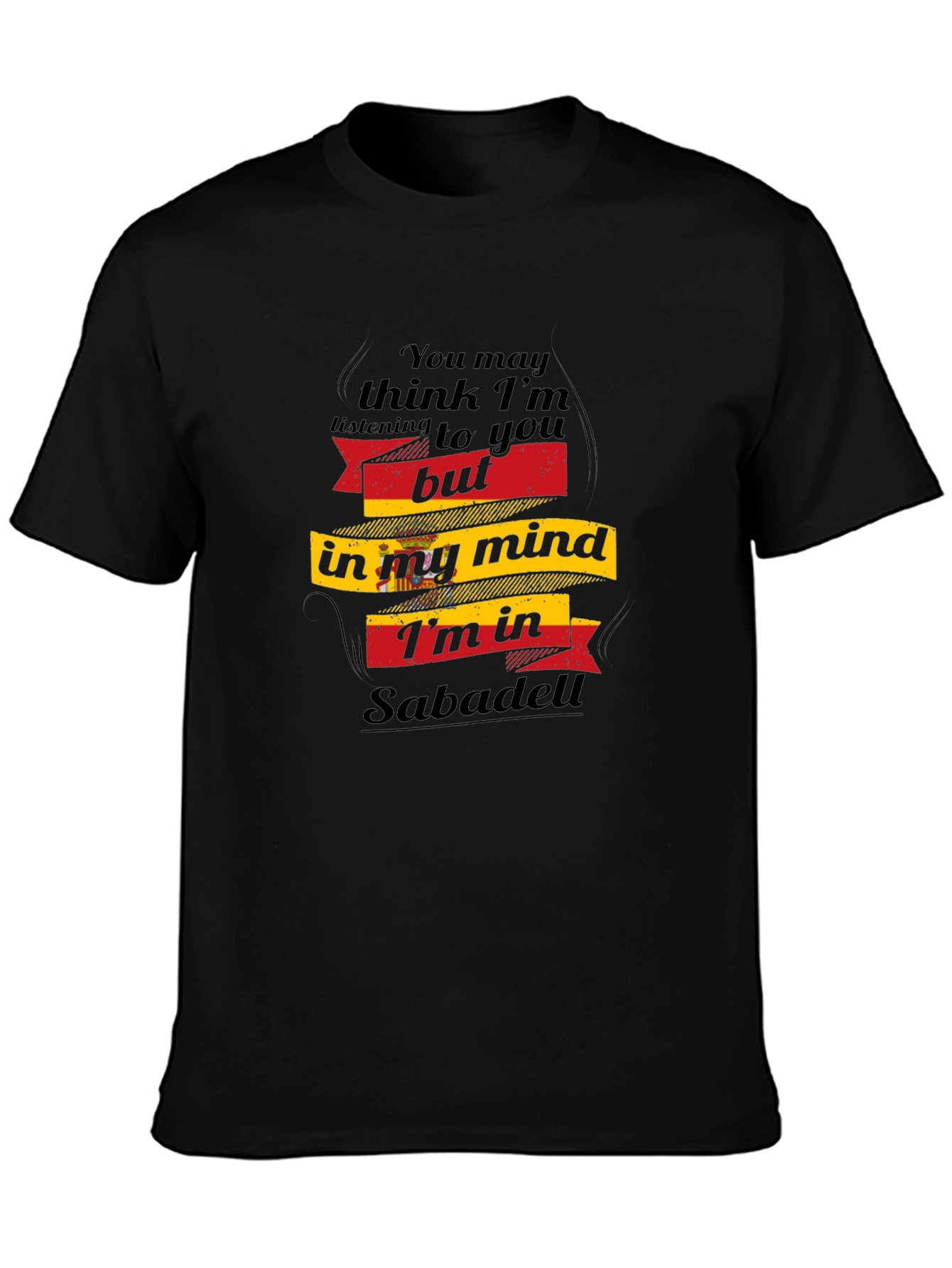Sabadell Mind T-Shirt - Novelty Graphic Tee