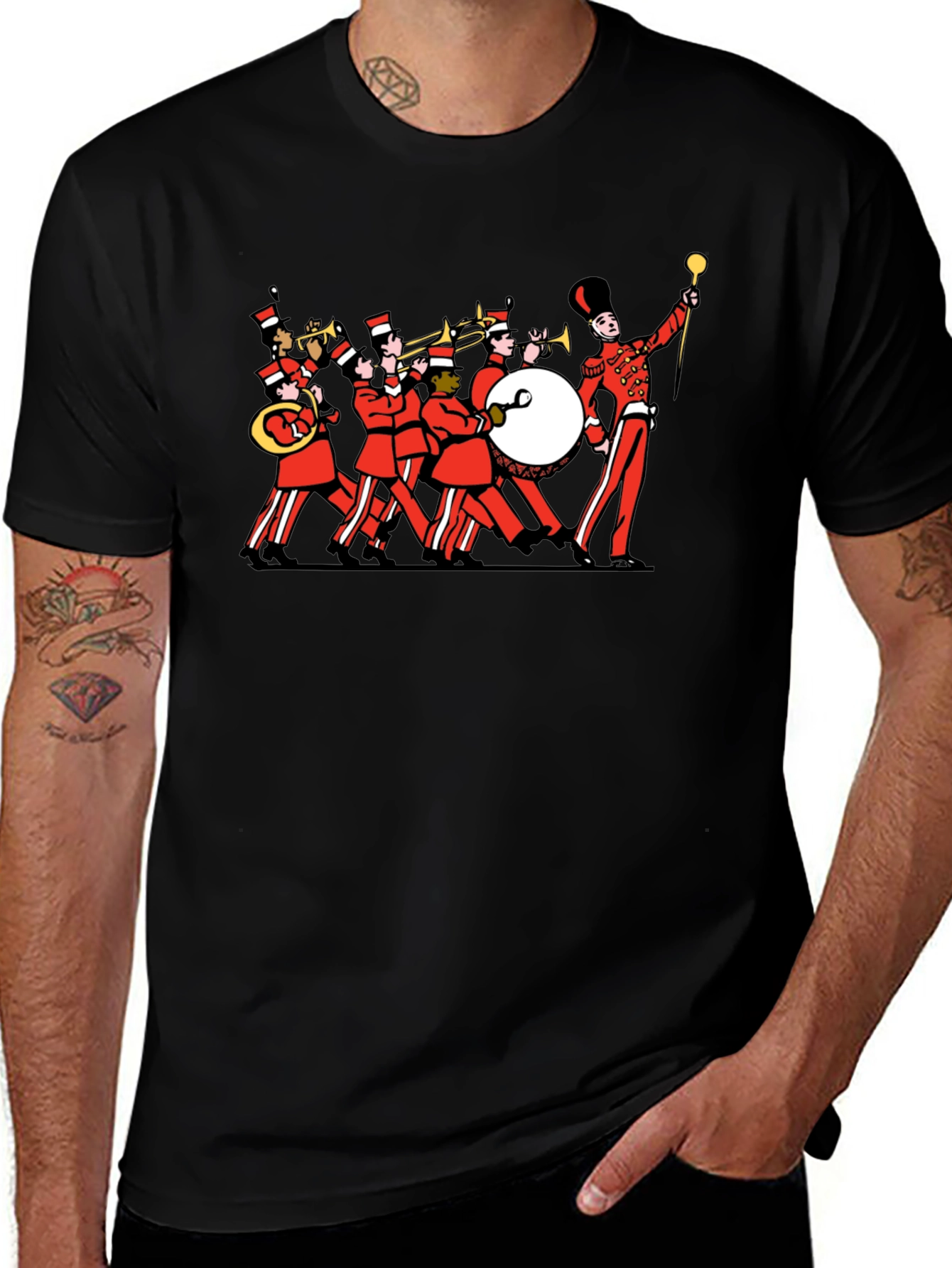 Marching Band Graphic Tee
