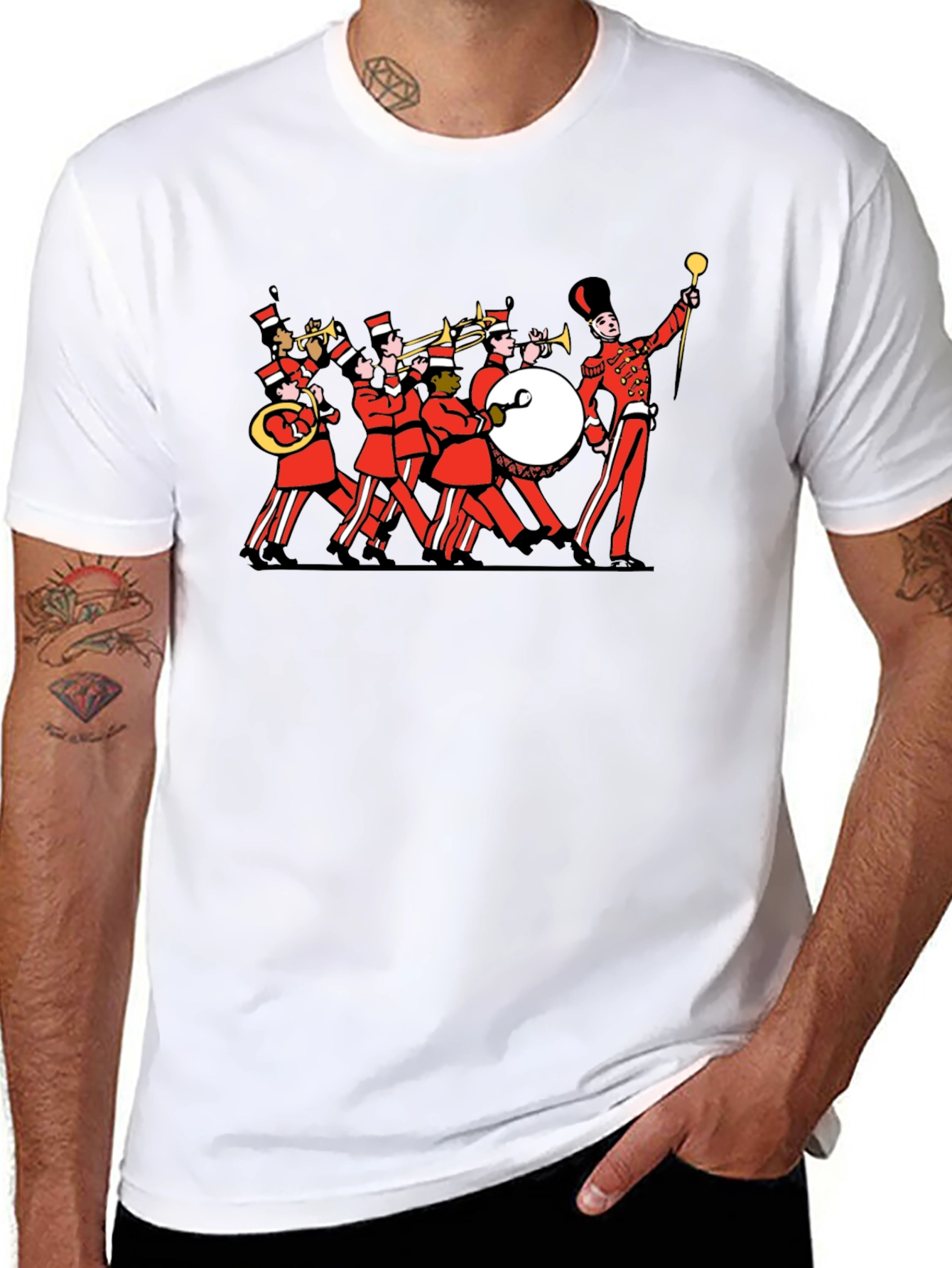 Marching Band Graphic Tee
