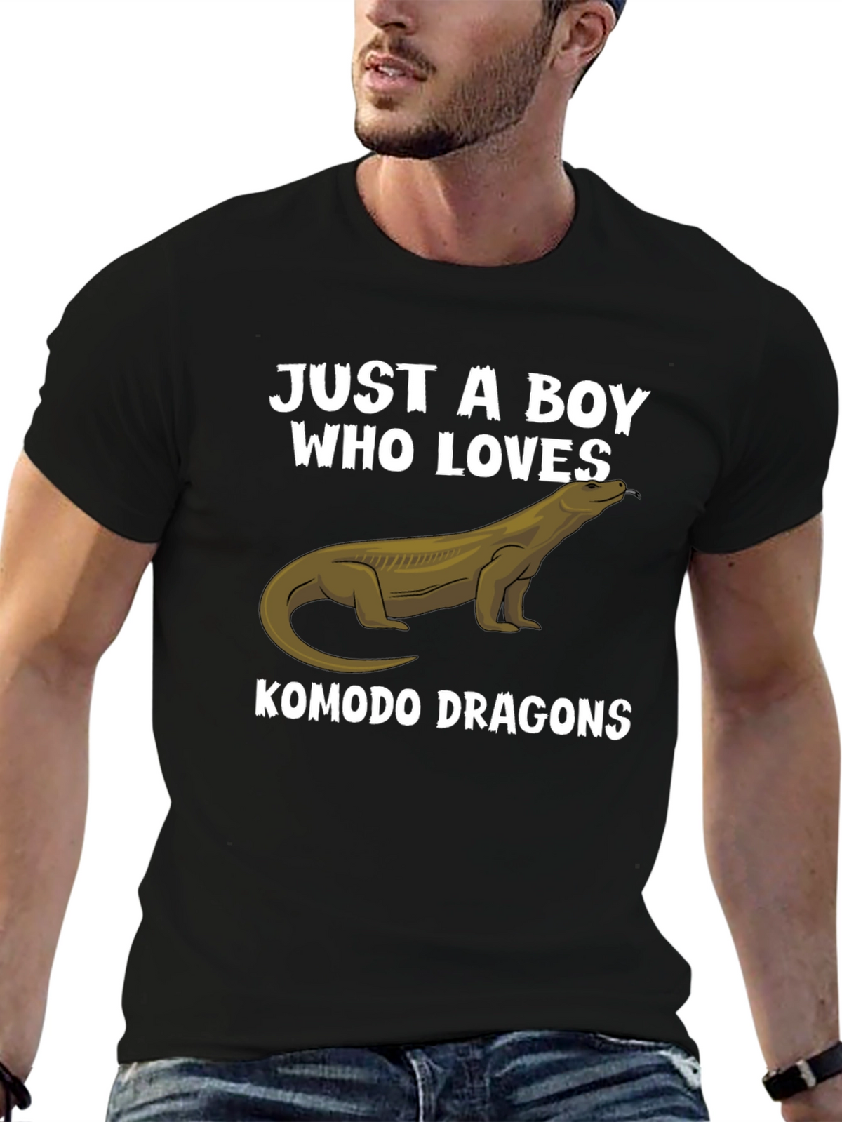 Komodo Dragon Lover Boy T-Shirt