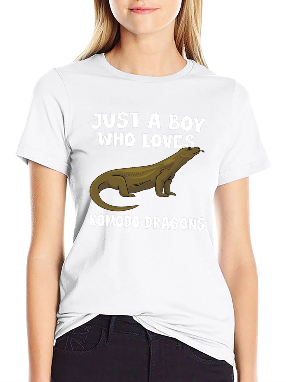 Komodo Dragon Lover Boy T-Shirt