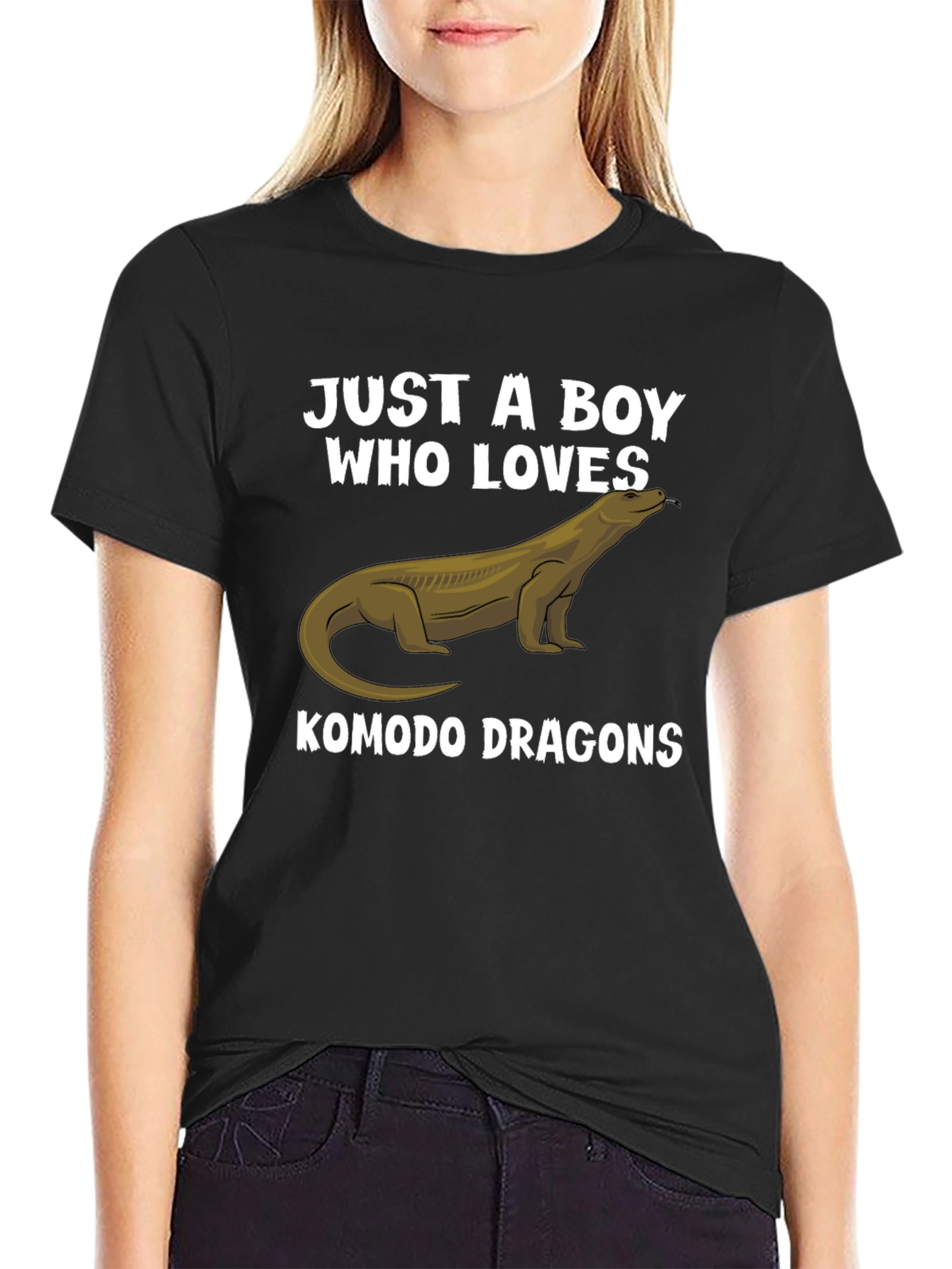 Komodo Dragon Lover Boy T-Shirt