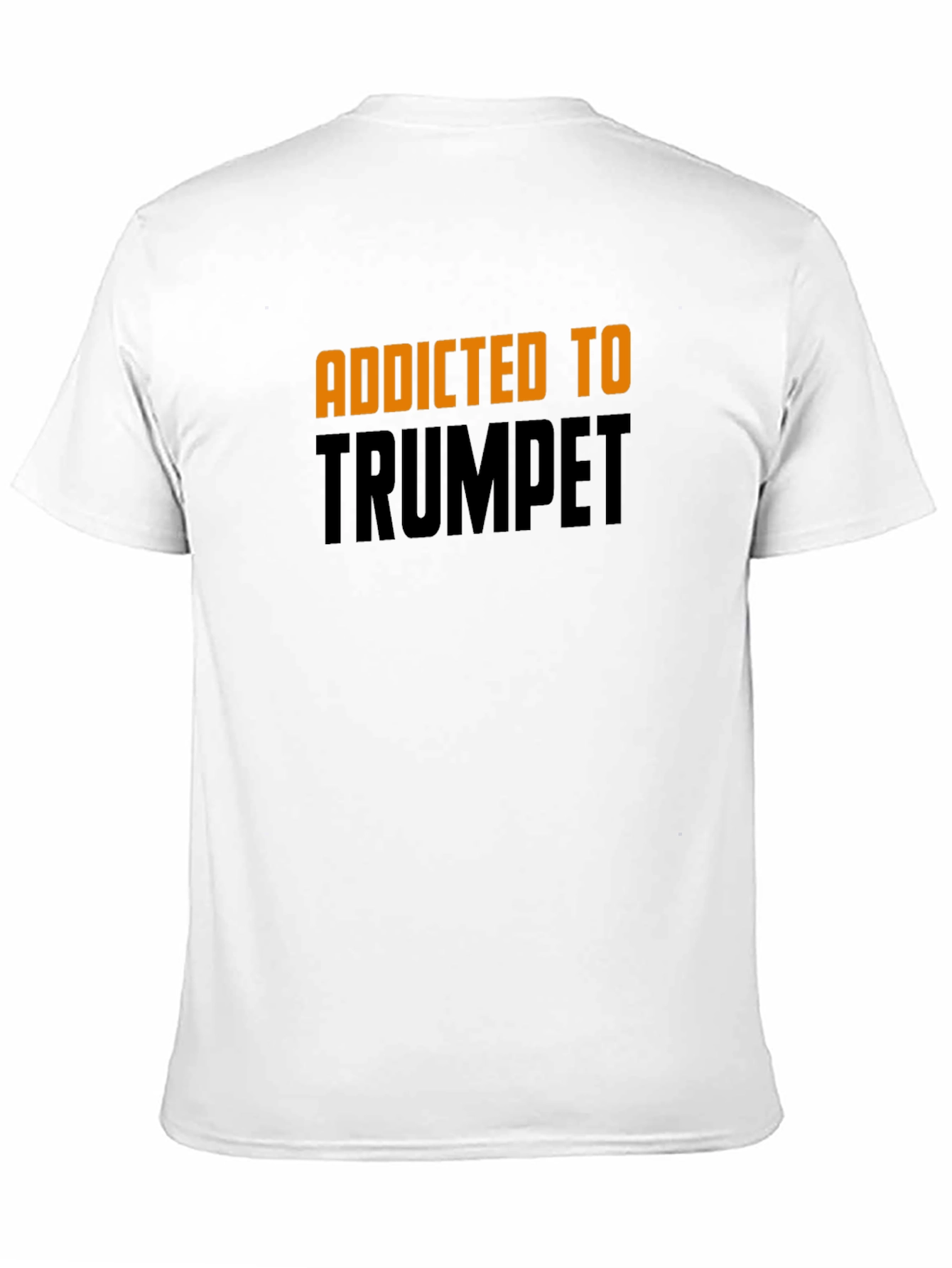 Addicted to Trumpet - Black Cotton T-Shirt