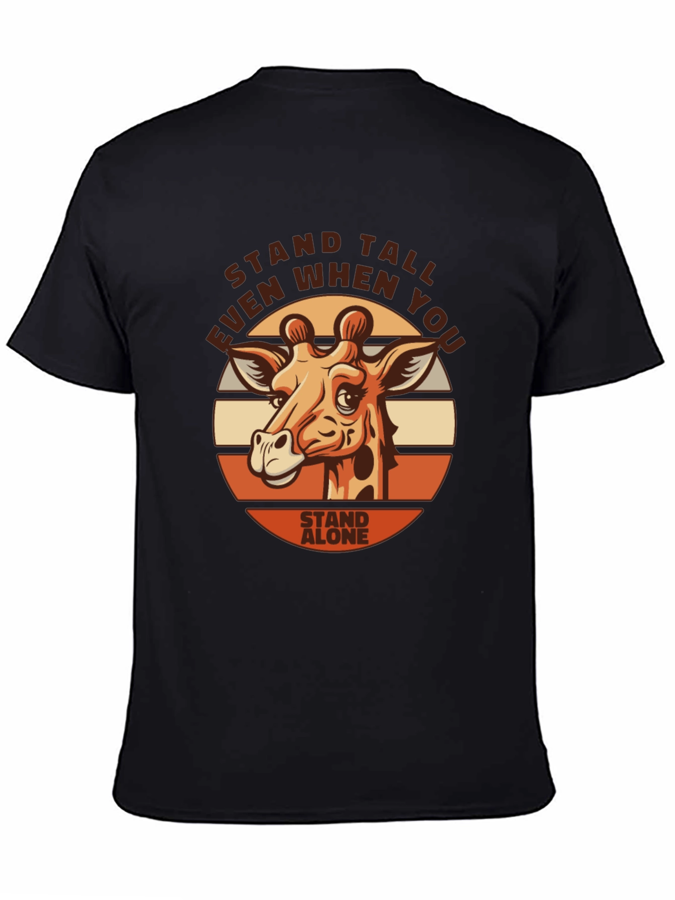 Stand Tall Giraffe Graphic Tee - Motivational