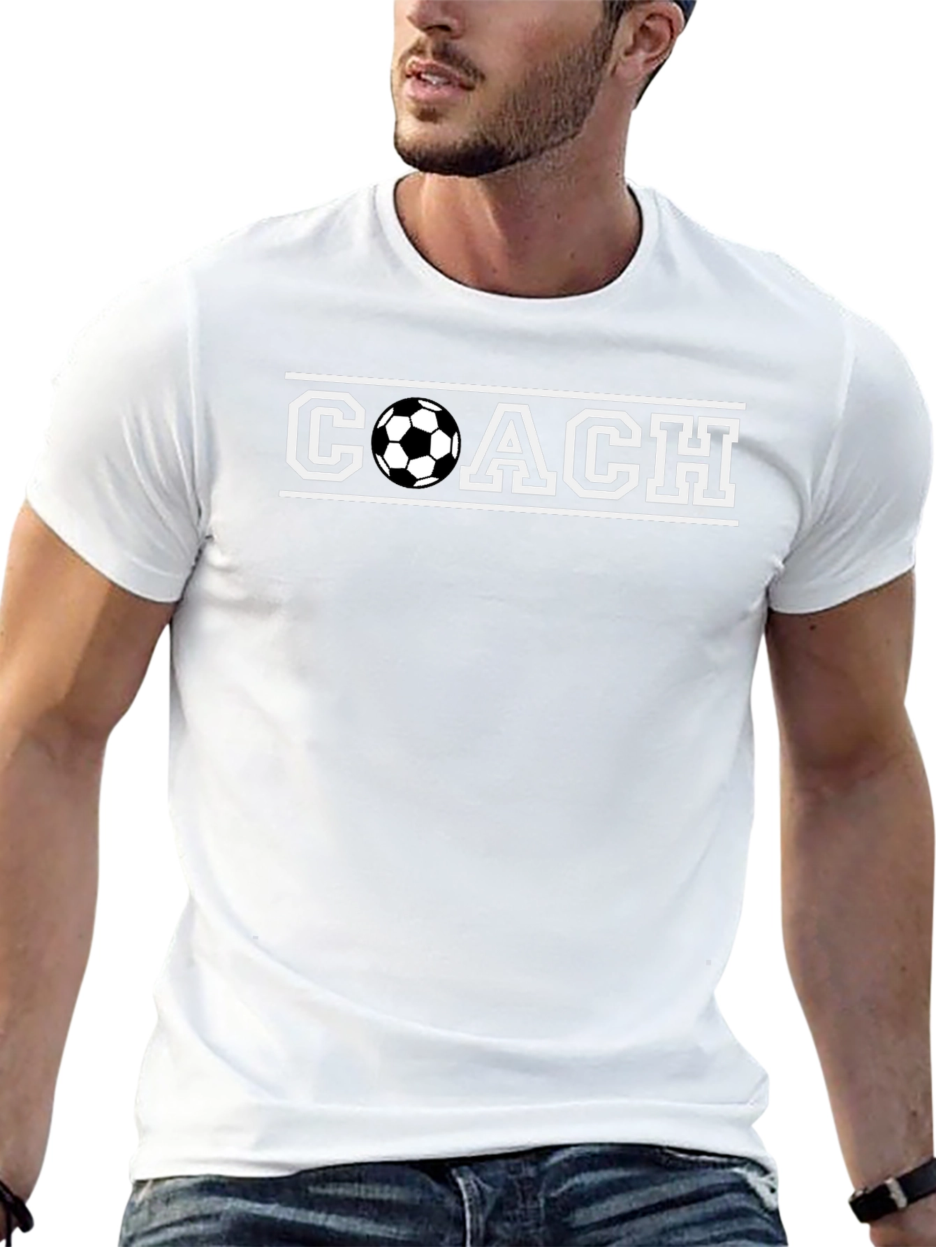 Soccer Coach T-Shirt - Athletic Graphic Tee