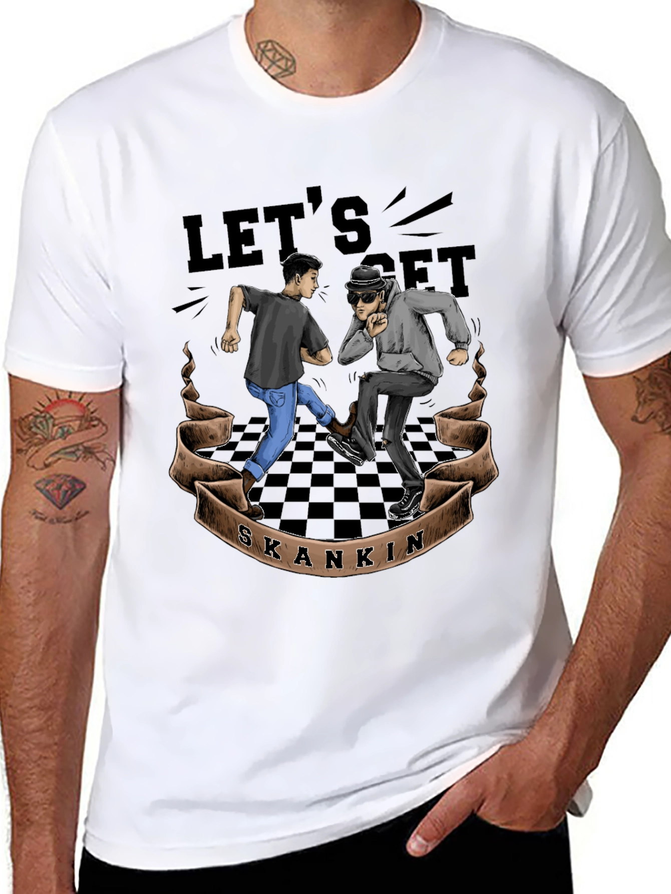 Lets Get Skankin Graphic T-Shirt