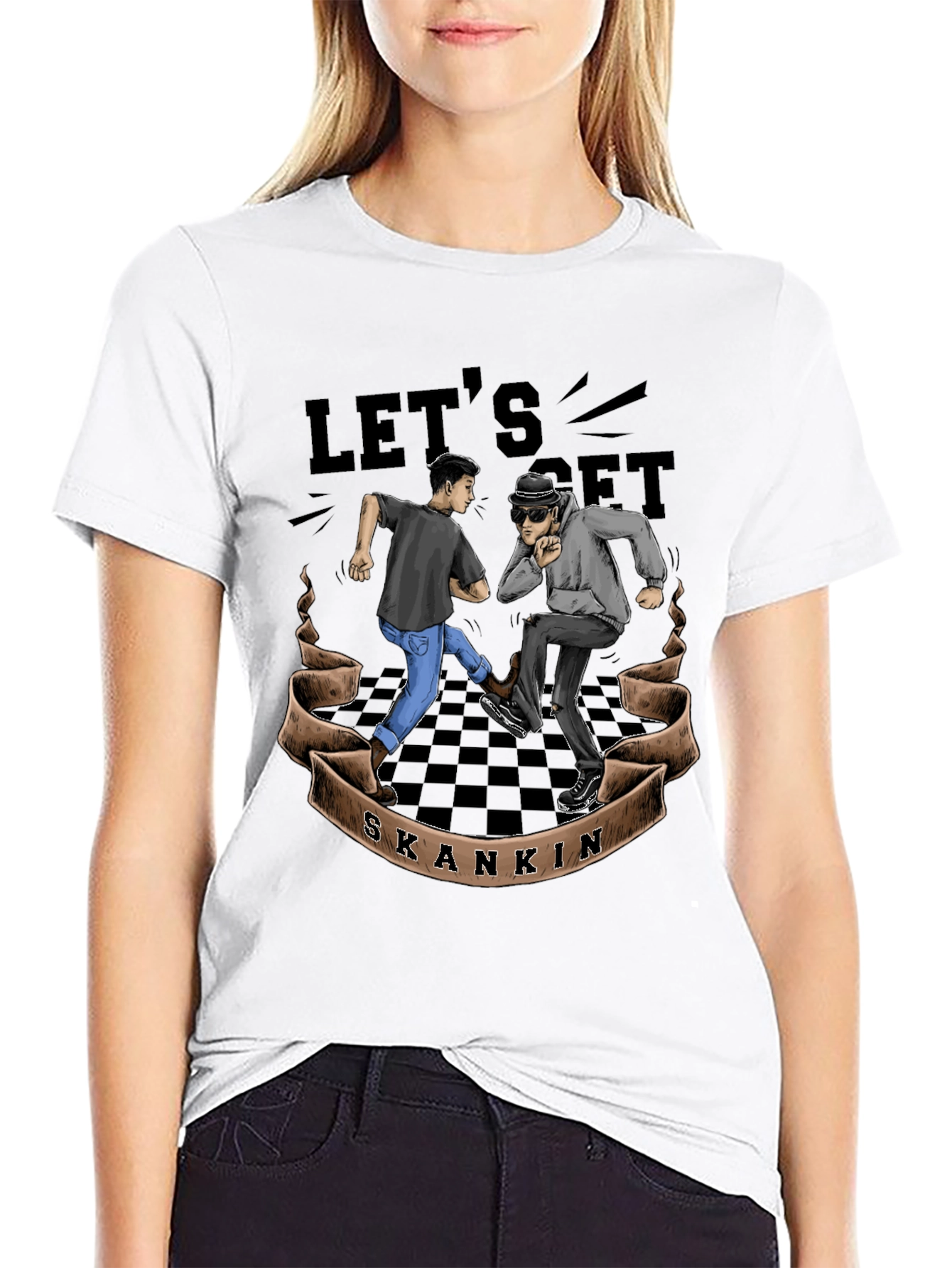 Lets Get Skankin Graphic T-Shirt