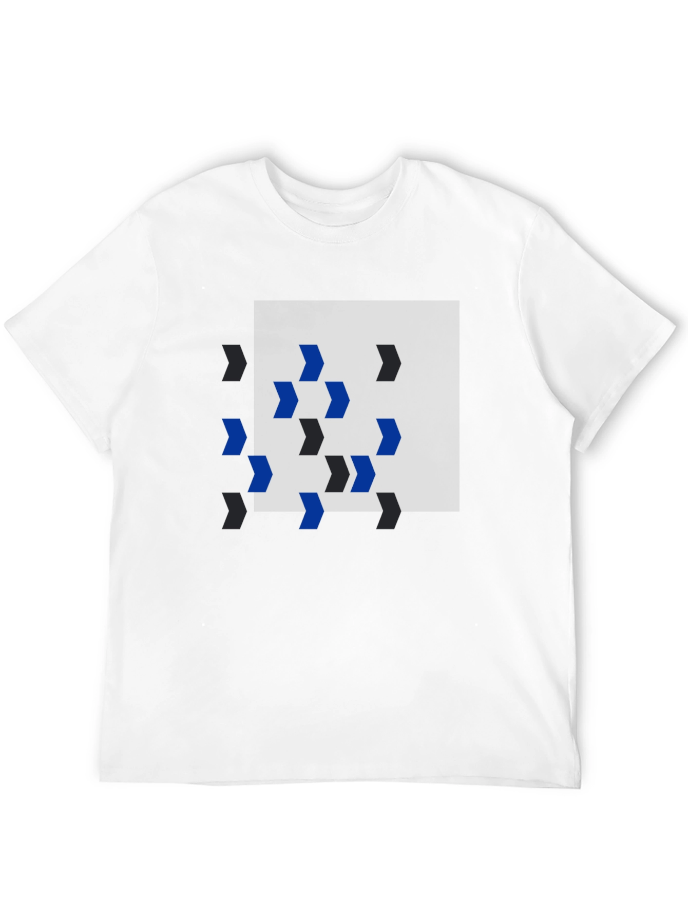Geometric Arrow Graphic T-Shirt - Modern Design
